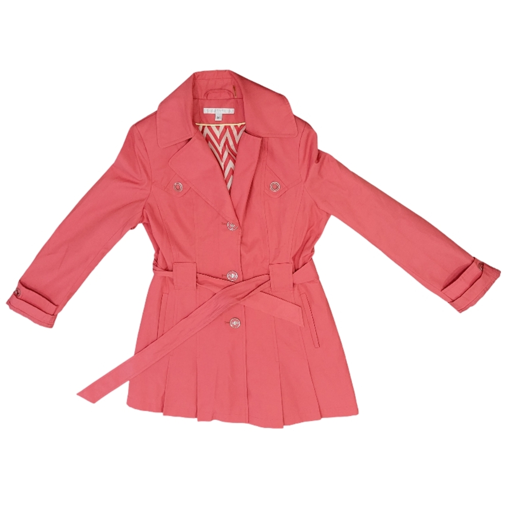Via Spiga Women's Salmon Coat - Size Medium